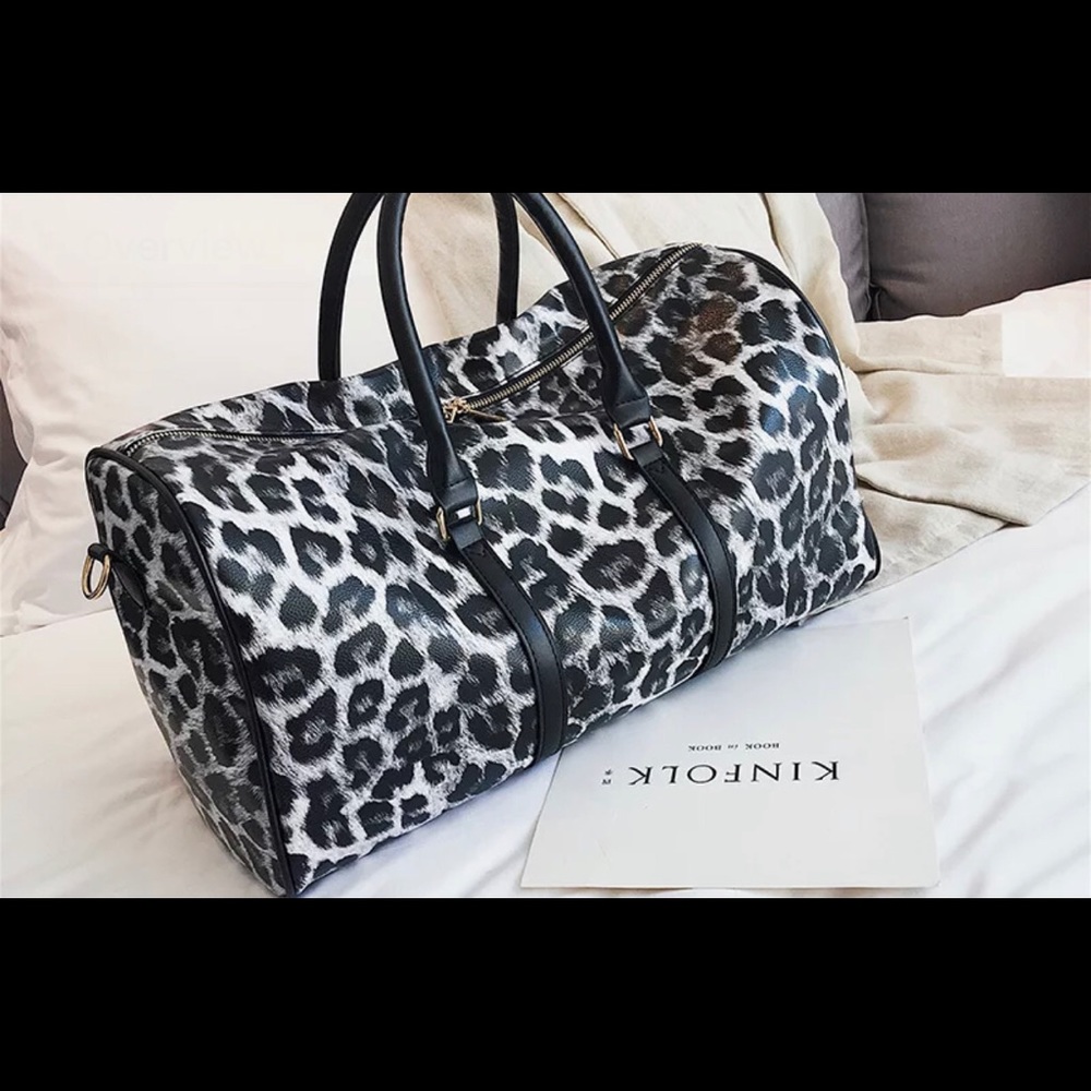 Cheetah Print Weekender Bag